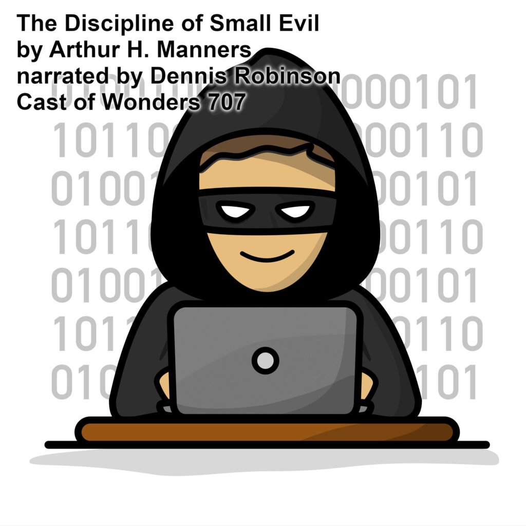 Covert art for the YA superhero short story "The Discipline of Small Evil", now live at audio zine Cast of Wonders.