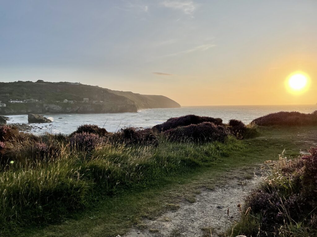 Sunset at St Agnes, Cornwall